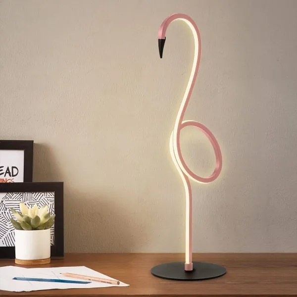 Lampă de birou LED Elstead FLAMINGO-TL-PNK - FLAMINGO LED/6W/230V 3000K roz