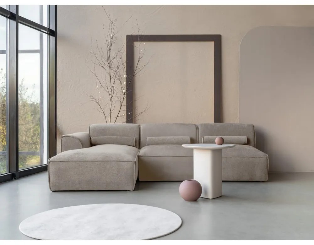 Colțar bej (cu colț pe partea stângă ) Flex Felix – Miuform