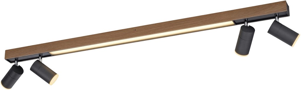 Paul Neuhaus Pure-Lines lampă de tavan 5x9 W lemn 6121-79
