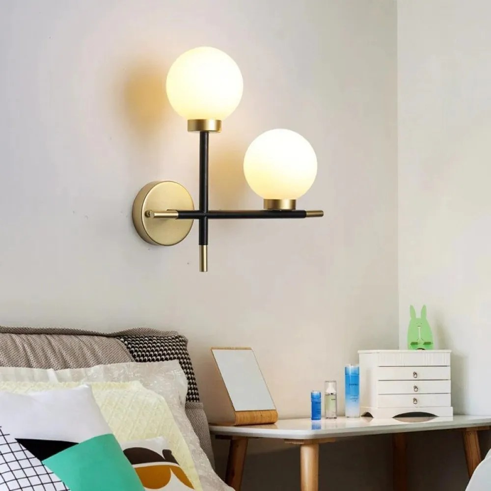 Lampa LED De Perete Cu Abajur, 24x32 Cm, 40W, Gold
