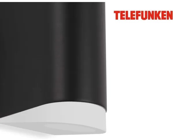 Aplică LED de exterior Telefunken 314905TF 2xGU10/5W/230V IP44 negru