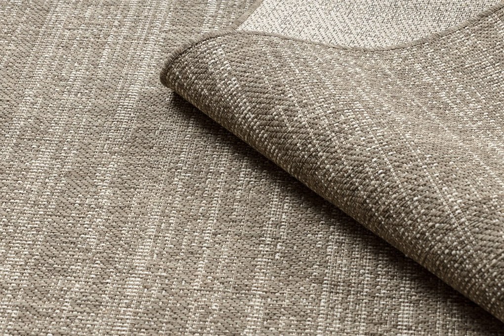 Covor sisal Floorlux 20389 taupe si şampanie melange