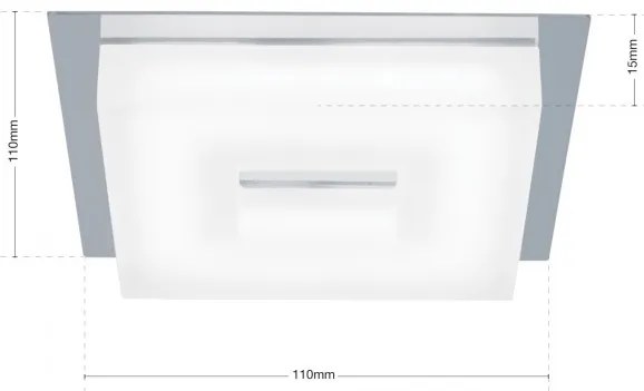 Spot LED incastrat tavan/plafon Tauro 11cm