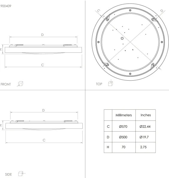 Plafonieră LED RGBW dimabilă MONTEMORELOS-Z LED/34,5W/230V Eglo 900409