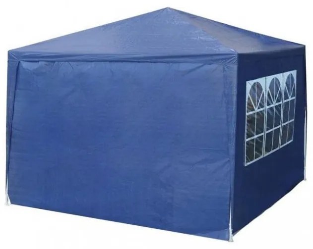 CORT PAVILION DE GRĂDINĂ 3X3 M 110g/m2 ALBASTRU GARDEN