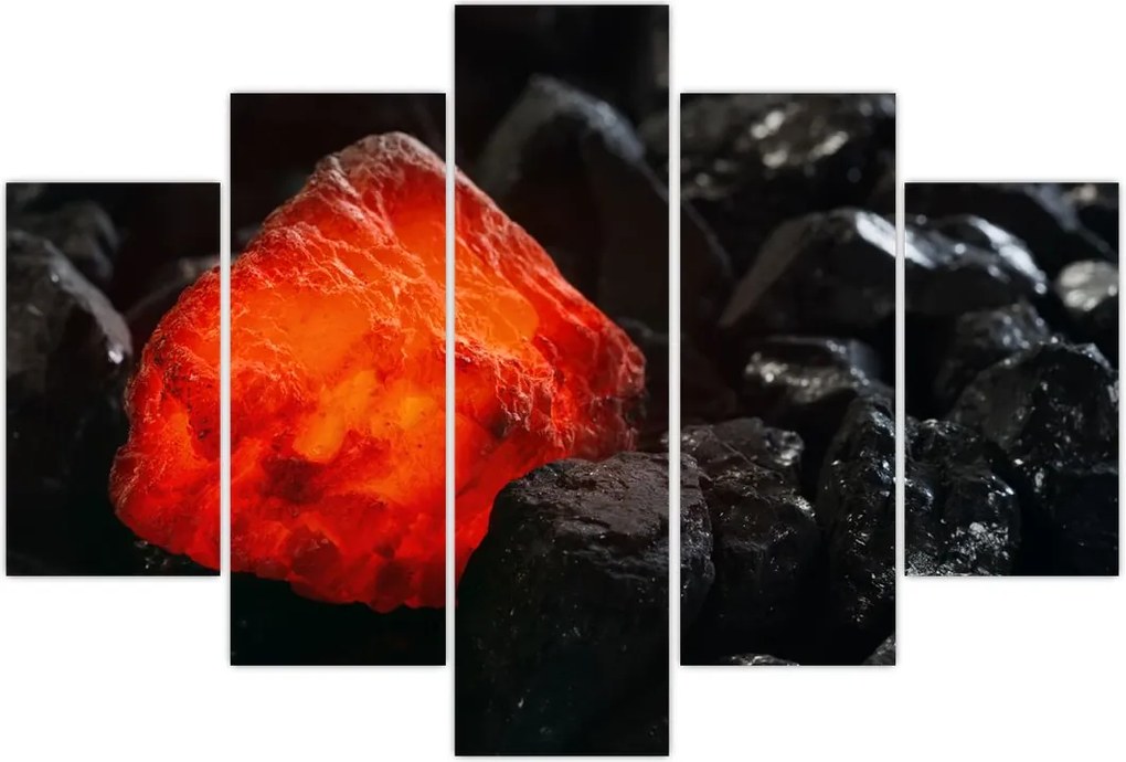 Tablou - Mineral strălucitor (150x105 cm)