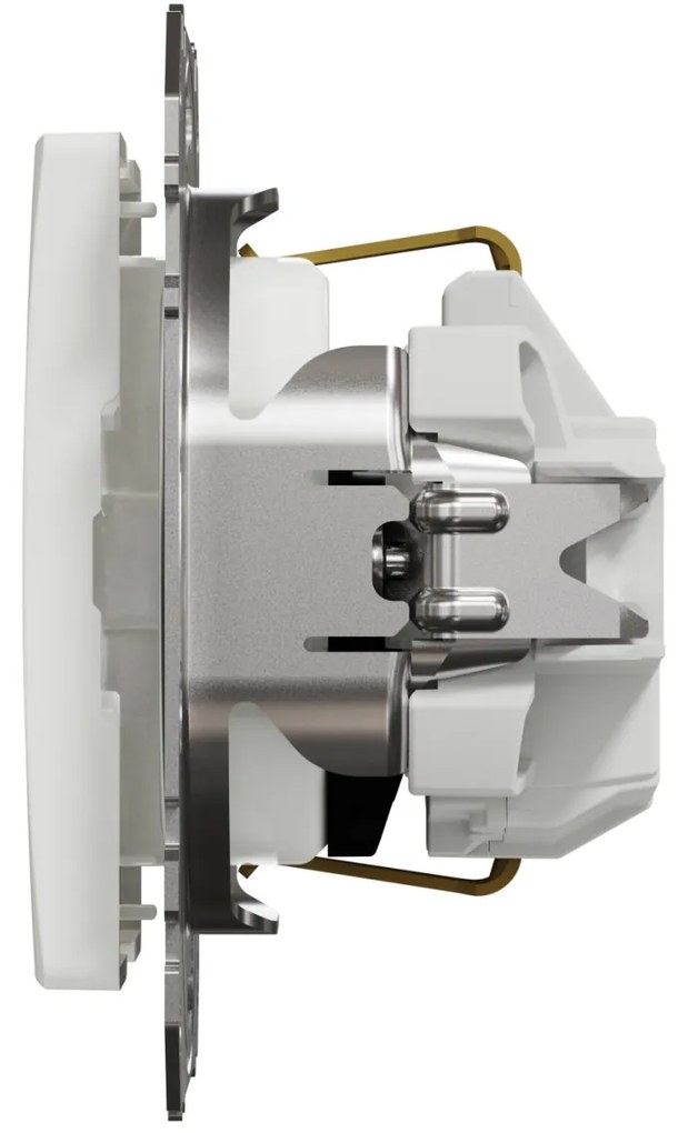 Priza simpla cu impamantare, 16A, IP20, Alb Schneider Sedna Design