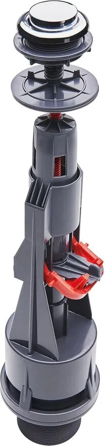 Mecanism rezervor WC Wirquin Aquacontrol cu descarcare ajustabila crom lucios