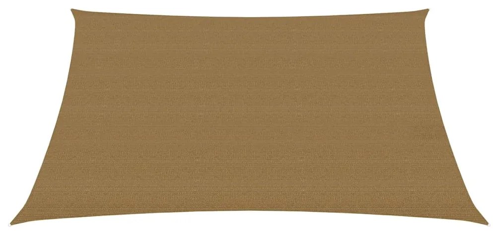 Pânză parasolar, gri taupe, 5x5 m, hdpe, 160 g/m²