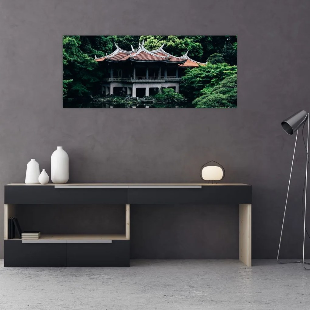 Tablou cu grădina japoneză națională (120x50 cm)