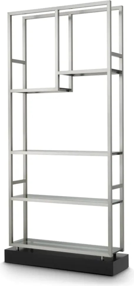 Raft design LUX, Otel Periat, Sticla Fumurie, Corrado I