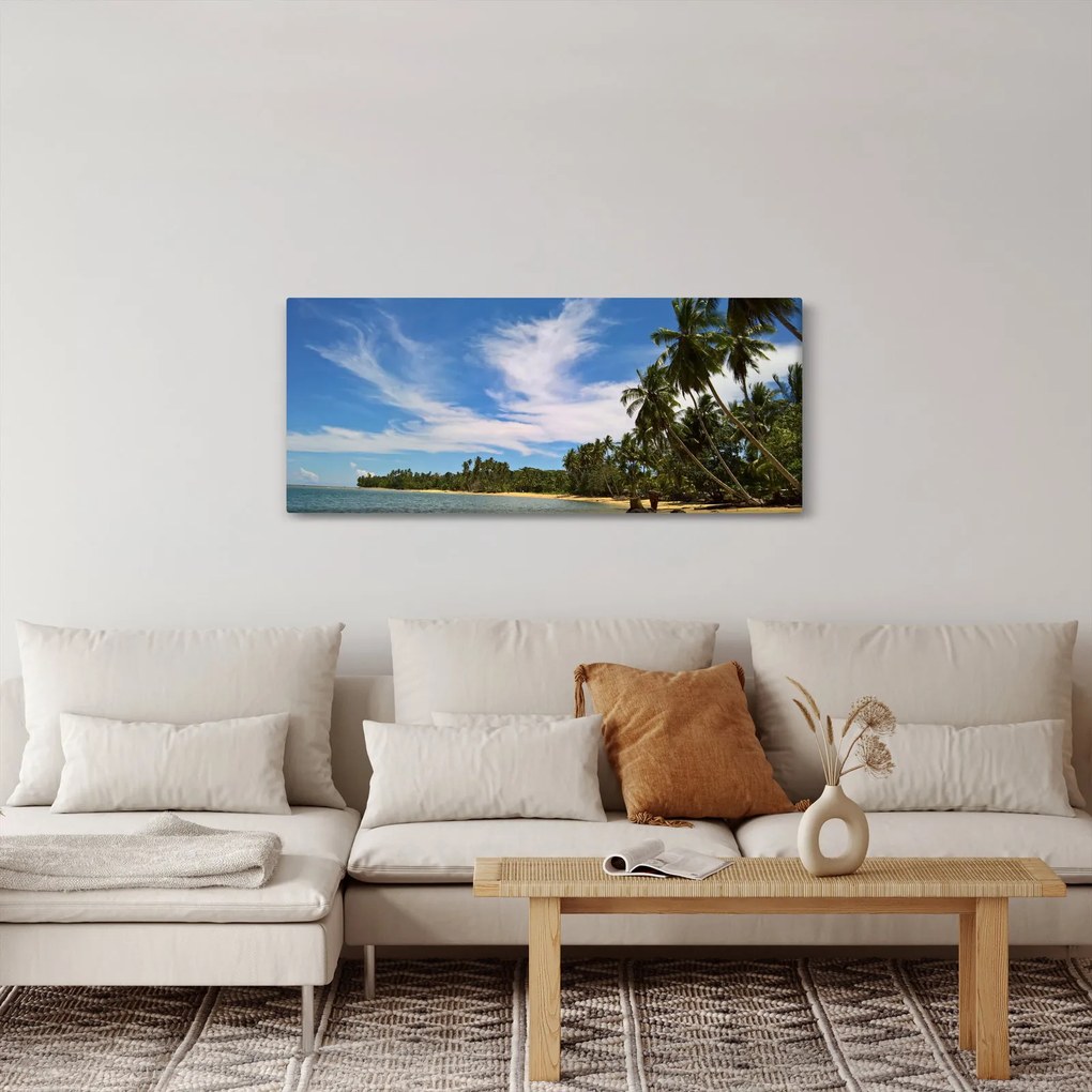 Tablou cu plajă (120x50 cm)
