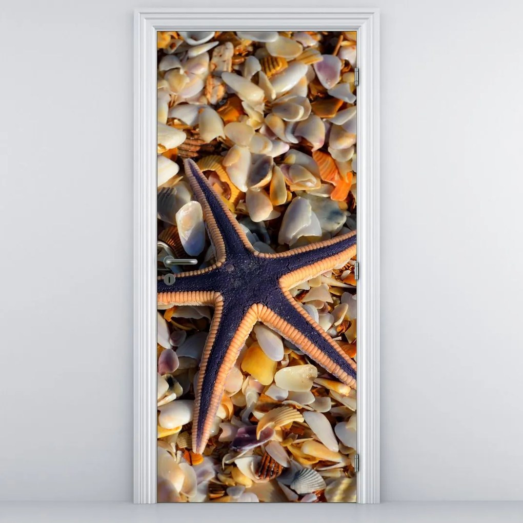Fototapet pentru ușă - Stea de mare (95x205cm)