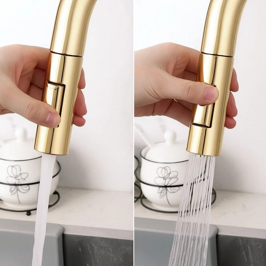 Baterie de bucătărie Rea Eco Fresh GOLD