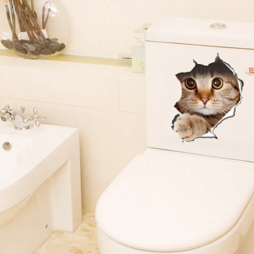 Sticker decorativ Here I am - Cute Kitty 29 x 21 cm