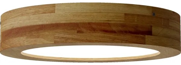 Plafonieră LED RONDO LED/24W/230V d. 30 cm stejar APLED