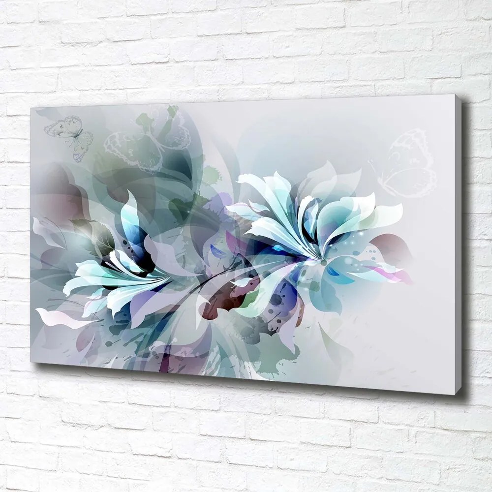 Imprimare tablou canvas Flori abstracte