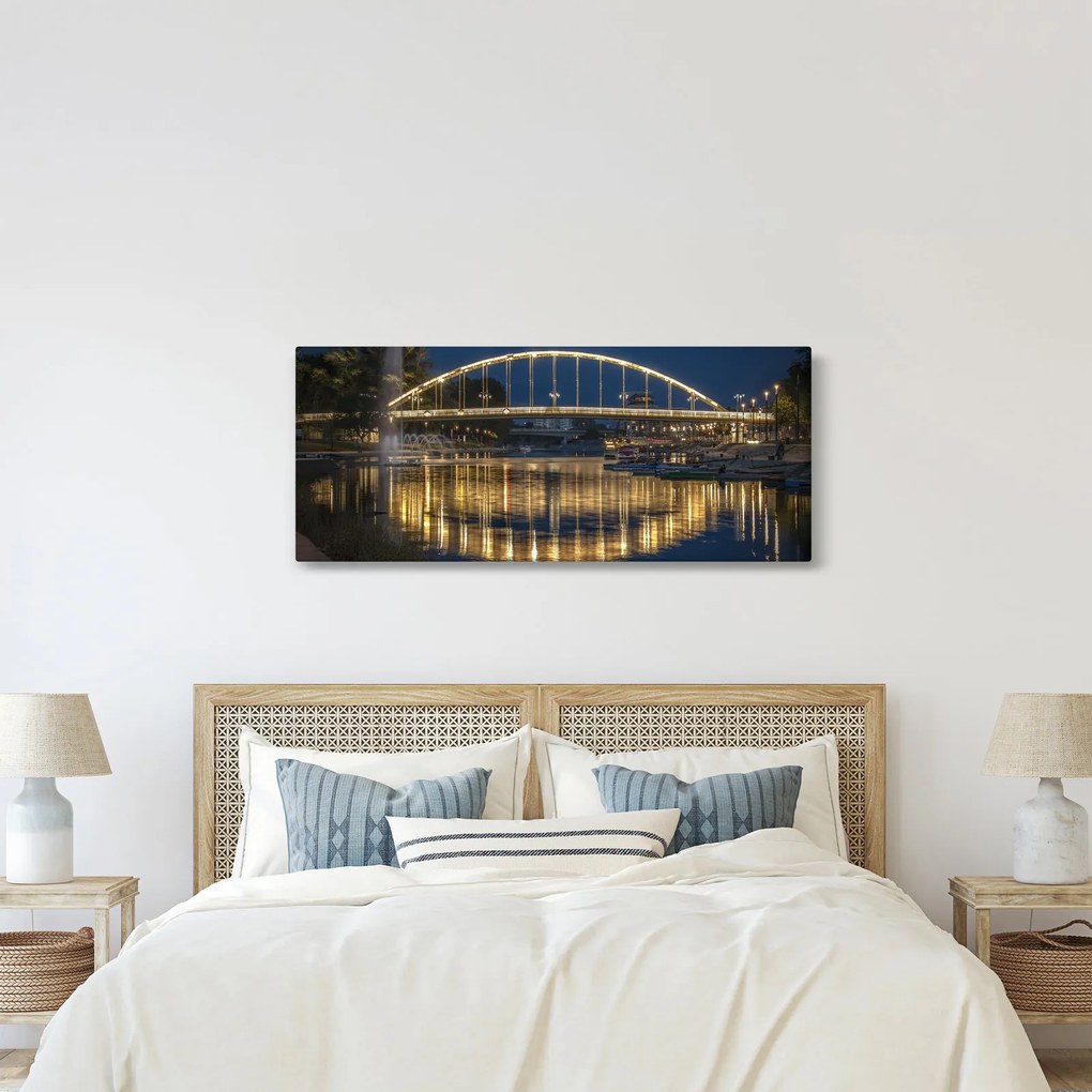 Tablou cu făntână arteziană (120x50 cm)