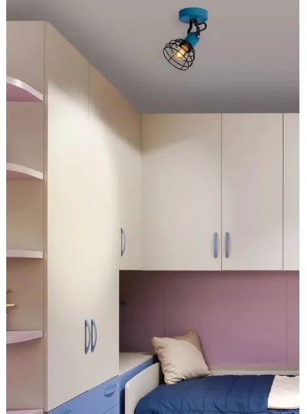 Spot Lucide 08927/01/35 POLA 1xE27/60W/230V albastru