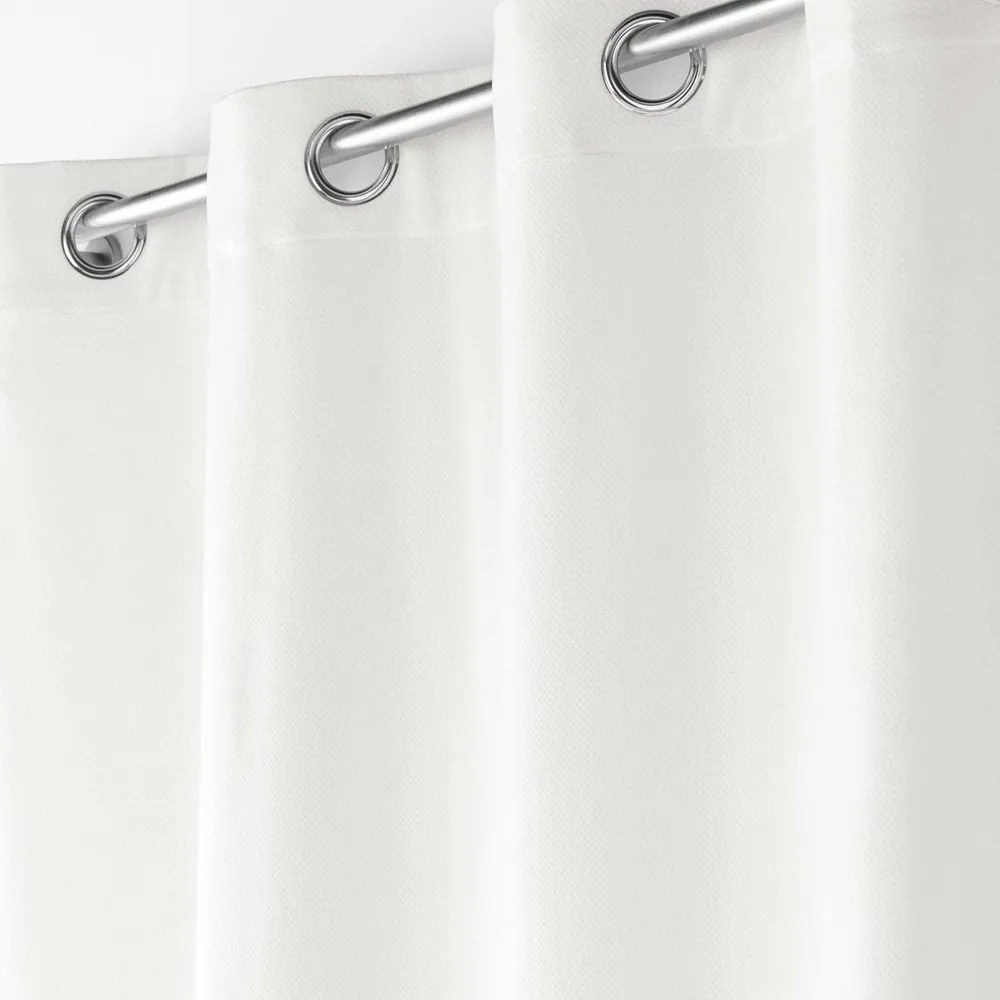 Draperie albă din catifea 140x260 cm Velouriane – douceur d'intérieur