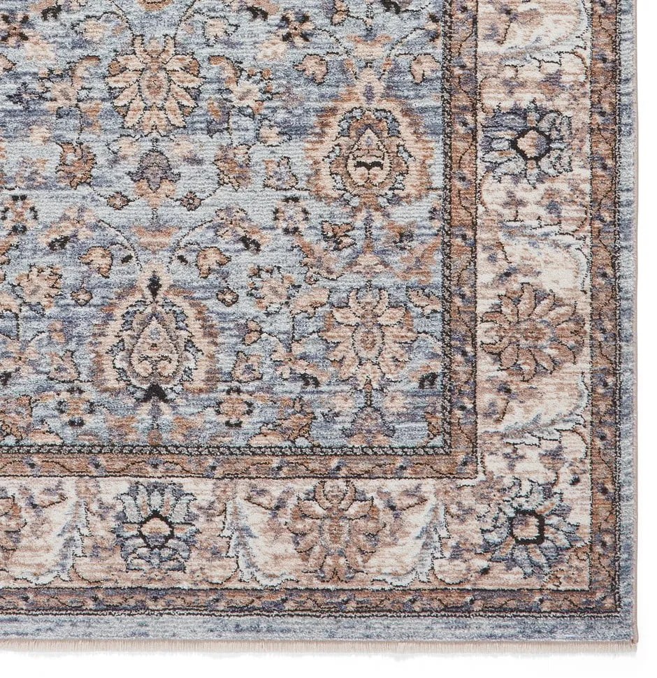 Covor tip traversă albastru/crem 80x300 cm Vintage – Think Rugs