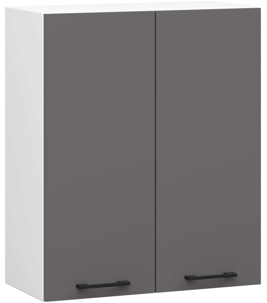 Dulap de bucătărie superior Organo W1 60 (alb + grafit). 1117528