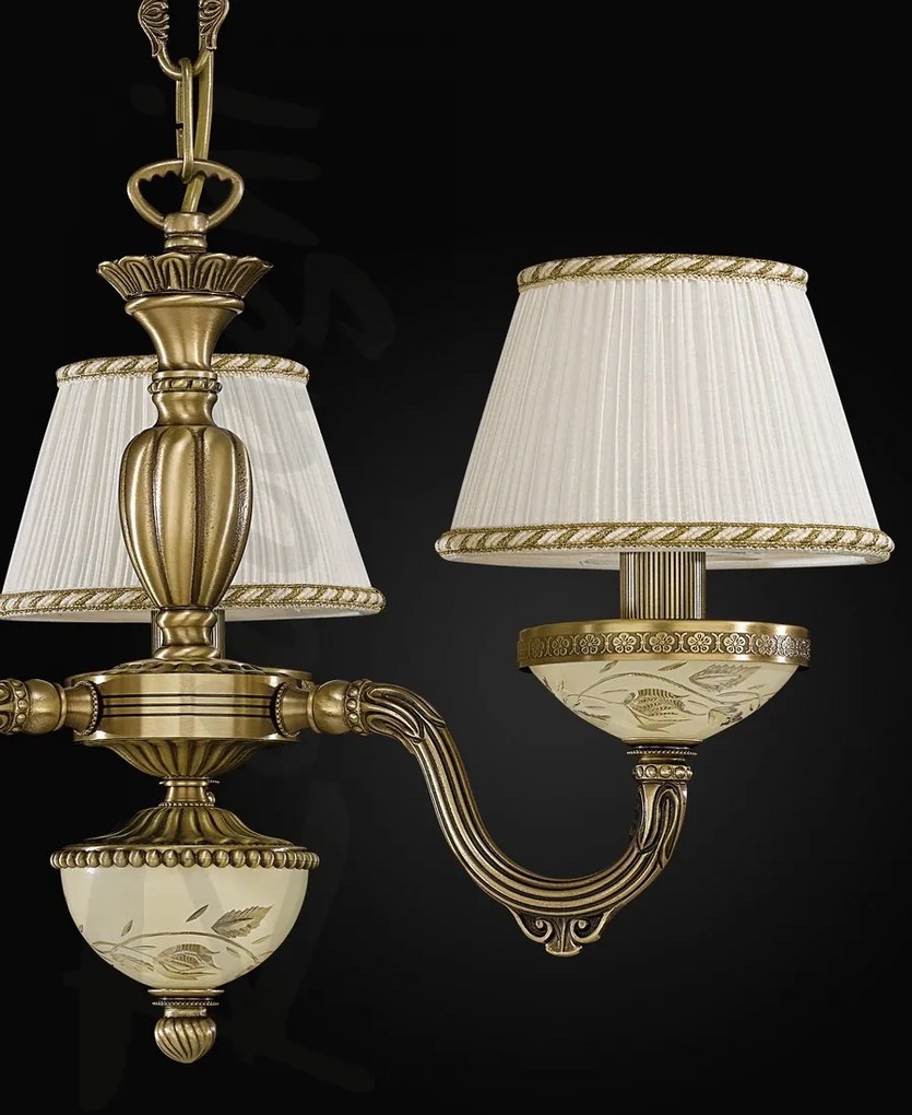 Candelabru din alama 3 brate design italian 6422