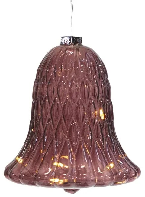 Decorațiune luminoasă burgundy ø 9 cm Luna – Sirius
