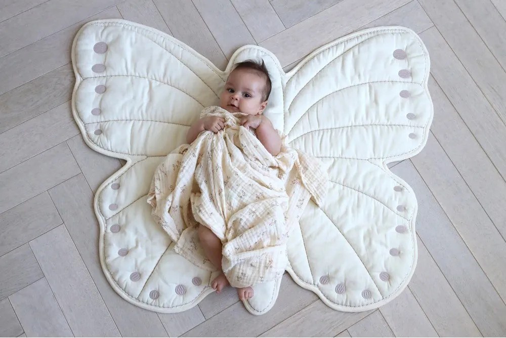 Saltea de joacă pentru copii, fildeș 85x100 cm Off-White – Cam Cam Copenhagen