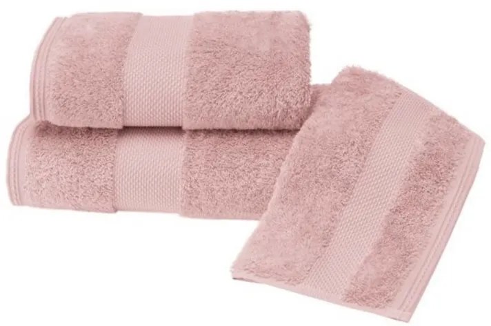 Set prosoape și prosop de corp DELUXE, 2 buc Roz / Pink