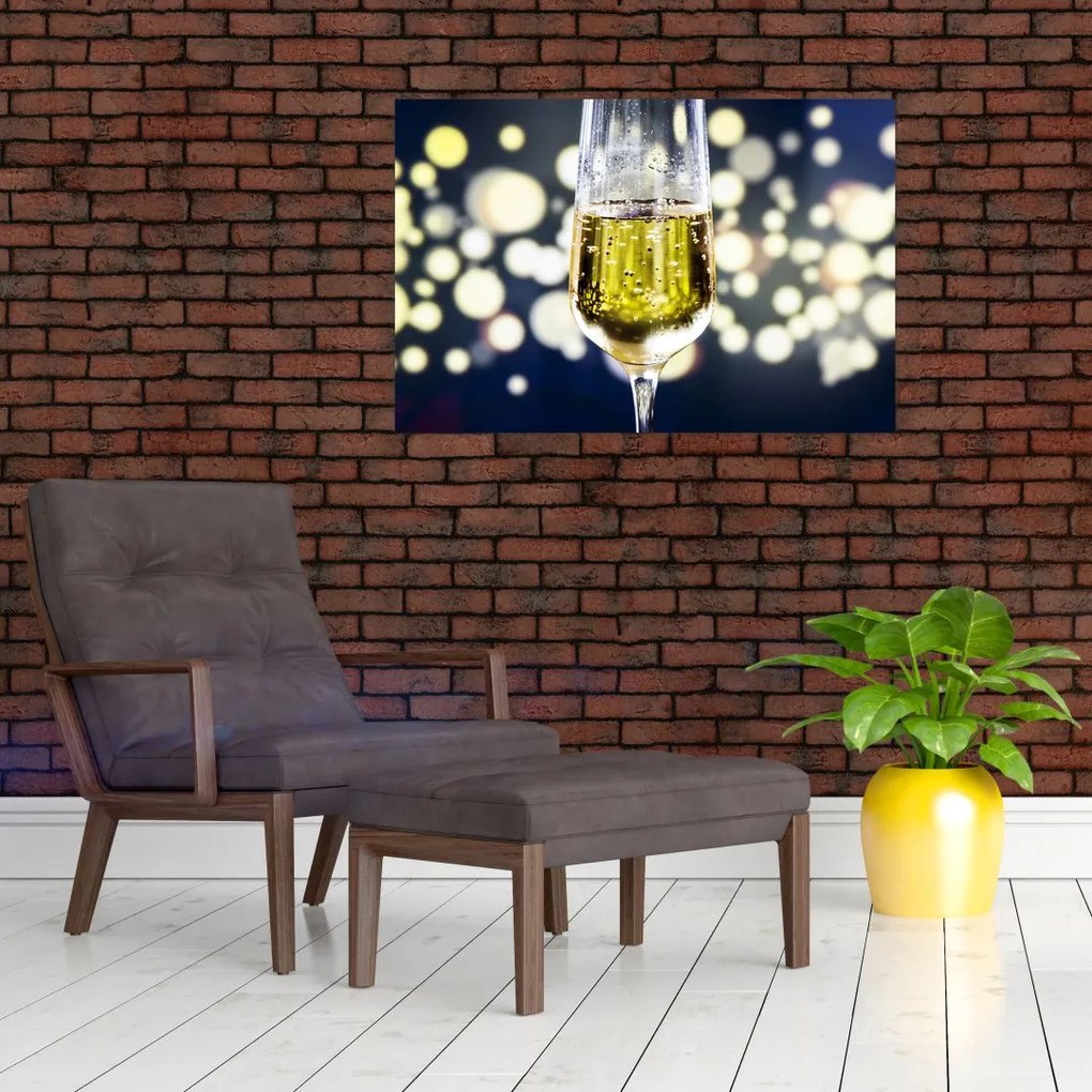 Tablou cu șampanie (90x60 cm)