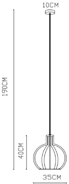 Lustră pe cablu MIKAELA 1xE27/60W/230V Lucide 73400/32/30