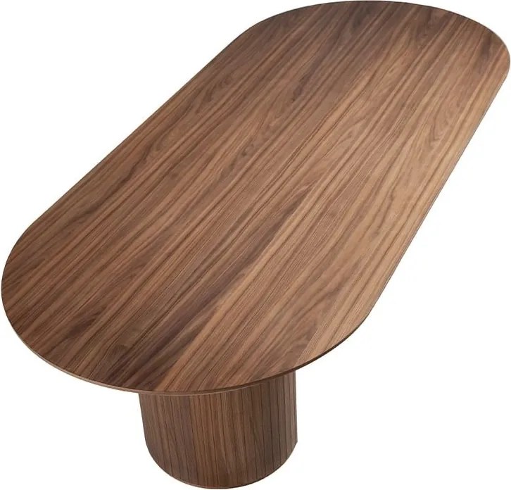 Masa dining design LUX din furnir de nuc 240cmx105cm