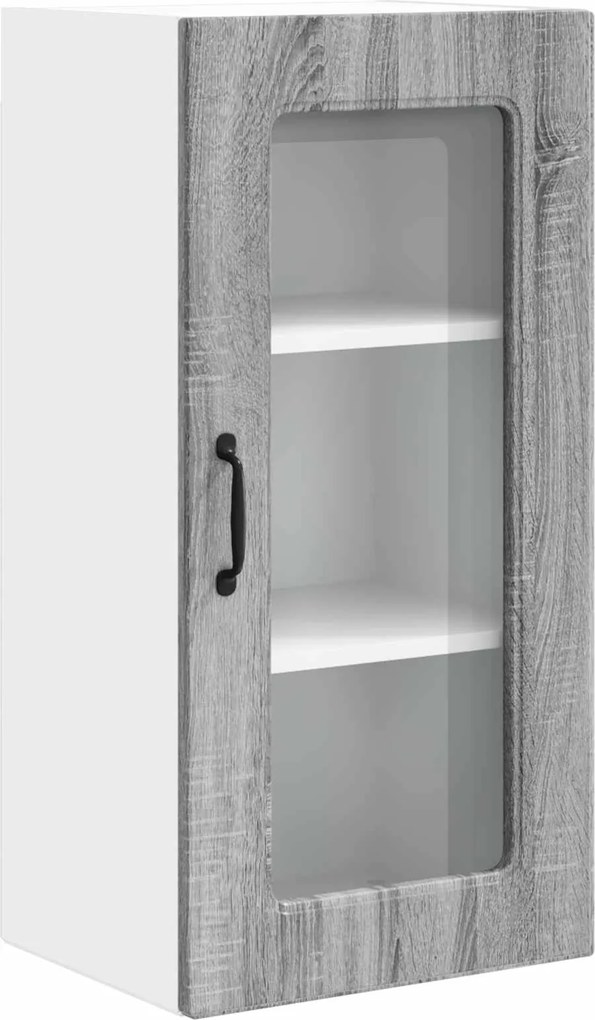 vidaXL Dulap de bucătărie Kalmar Gri Sonoma 40 x 31 x 80 cm