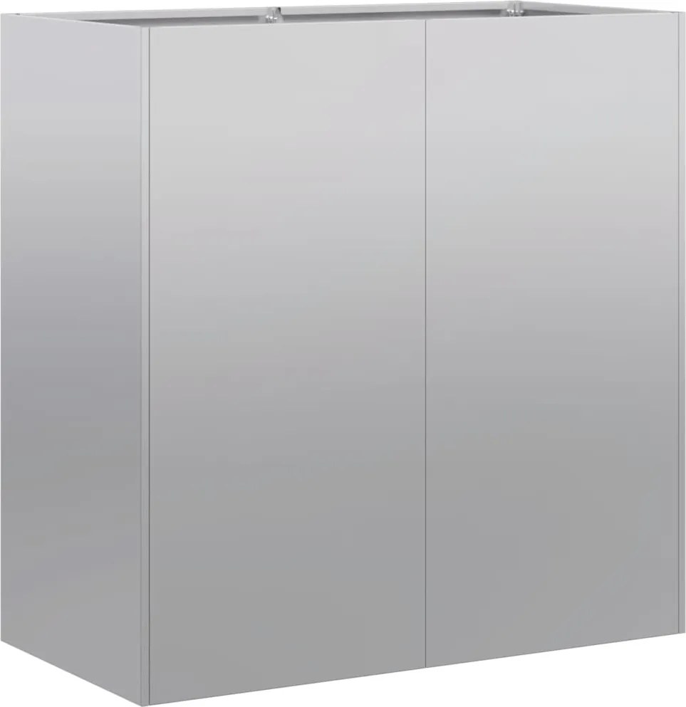 vidaXL Jardinieră 80x40x80 cm oțel galvanizat