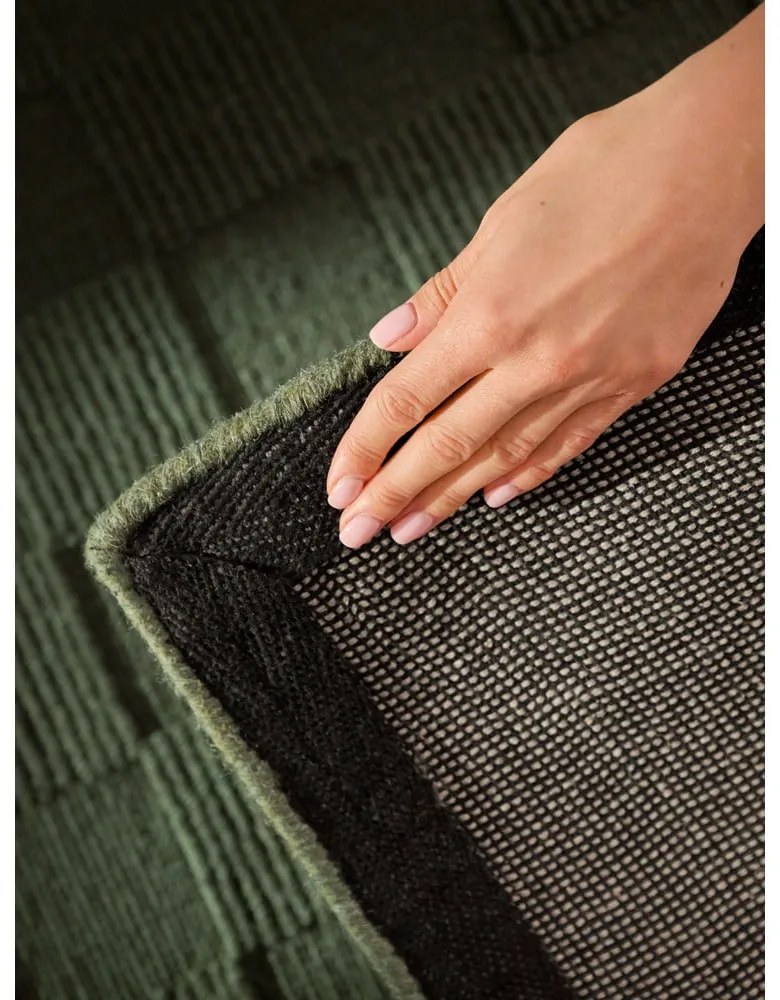 Covor verde închis țesut manual din lână 200x300 cm Scala – Villeroy&amp;Boch