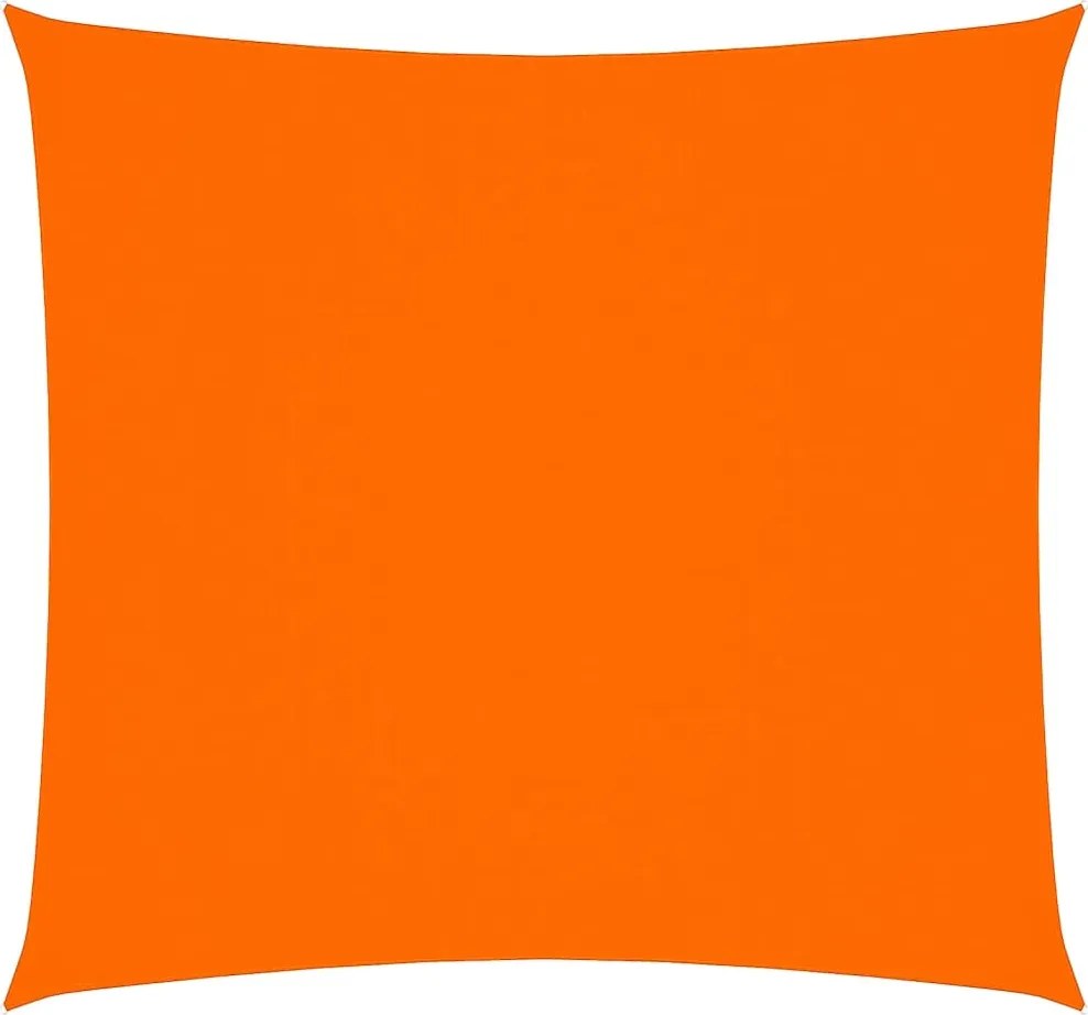 vidaXL Parasolar, portocaliu, 3,6x3,6 m, țesătură oxford, pătrat