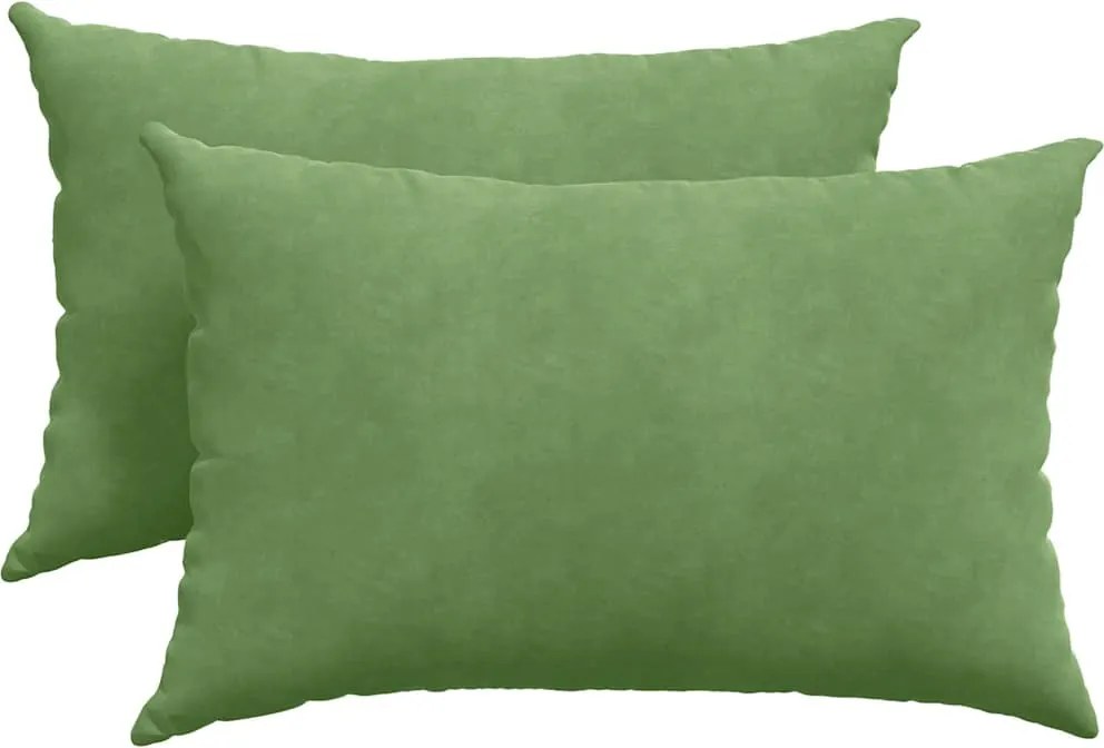 vidaXL Perne pentru canapea 2 pcs Lysegrønn 60 x 40 cm