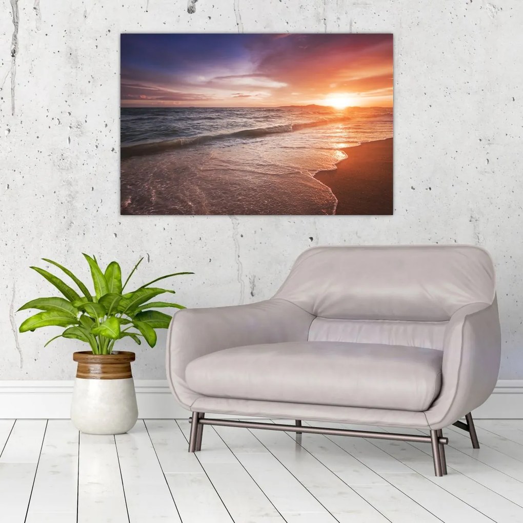 Tablou - Apus de soare în Thailanda (90x60 cm)