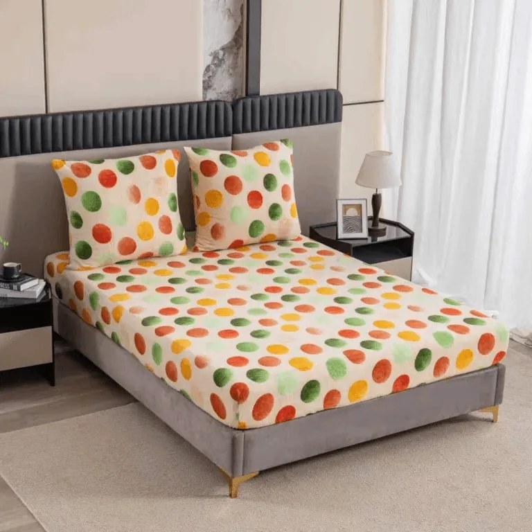 Cearsaf Cocolino microplus cu elastic DOTELLA 200x200 cm colorat