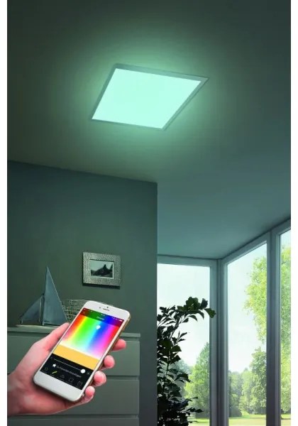 Plafonieră LED RGB dimabilă Eglo 99415 SALOBRENA-C LED/16W/230V + telecomandă