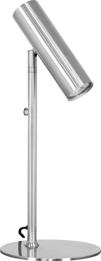 Veioză argintie din oțel (înălțime 47 cm) Paris – House Nordic