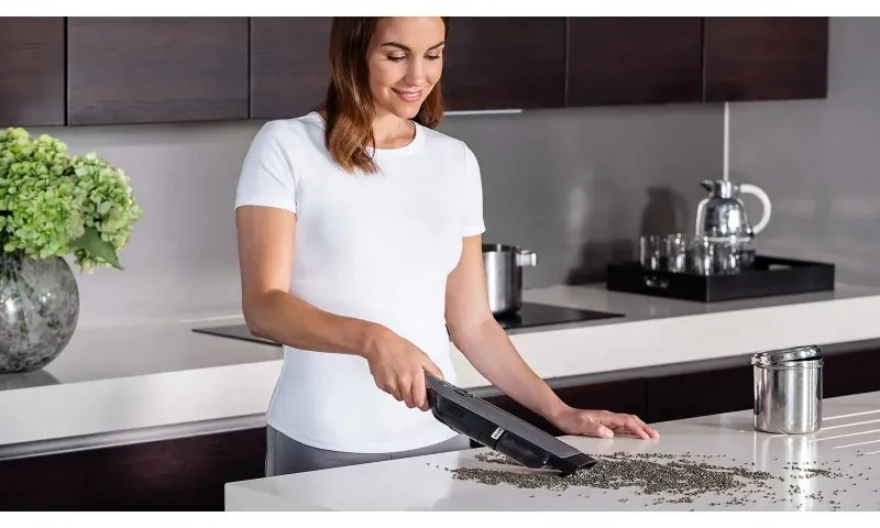 Aspirator de mana Shark WV200EU, 115W, Perie pentru animale, Autonomie 8 min, HEPA, Gri