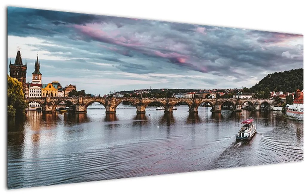 Tablou cu Vltava (120x50 cm)