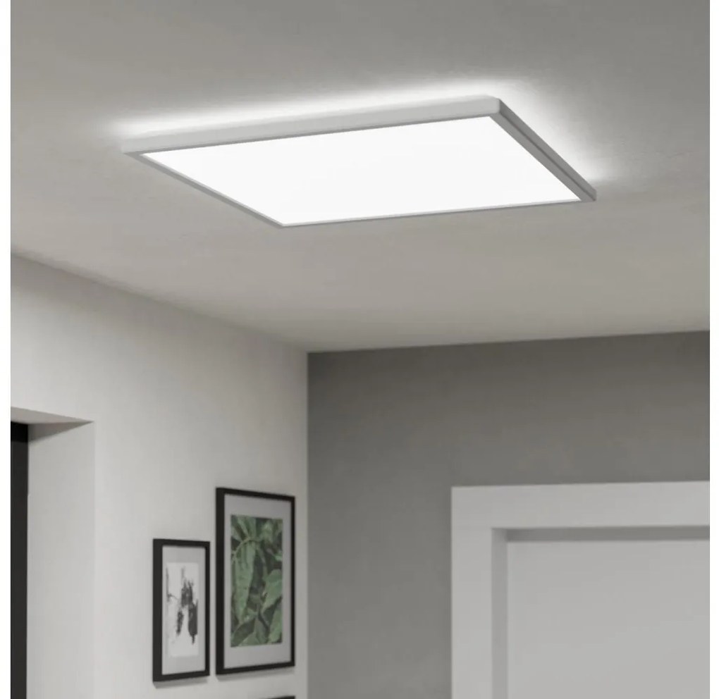 Plafonieră LED de exterior Eglo 901452 ROVITO 17W/230V 50x50 cm IP44 alb