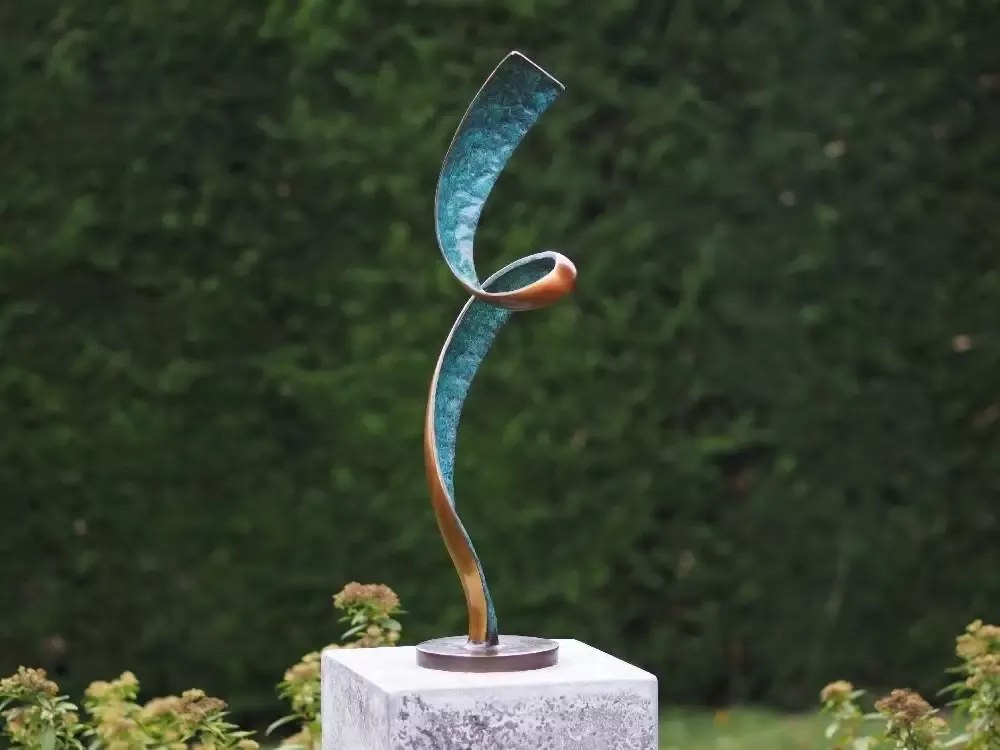 Statuie de bronz moderna Helix 47x13x13 cm