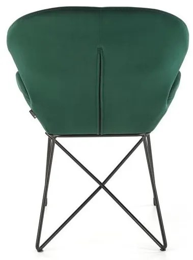 Scaun K458 catifea Verde – H82 cm