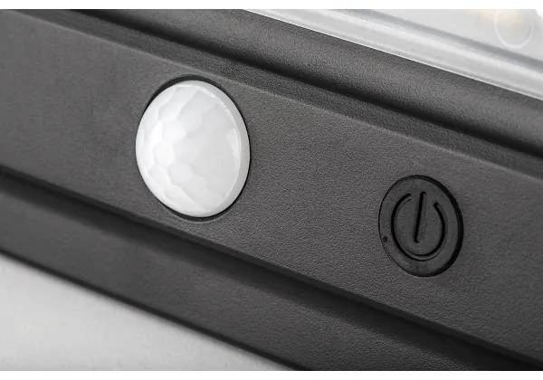 Rabalux 77040 - LED lampă solară de perete FLAXTON LED/7W/3,7V IP54 negru