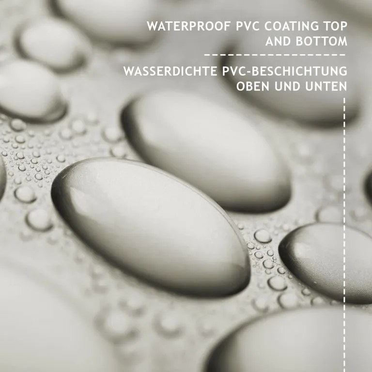 JAGO Prelata 650 g/m², ochiuri de aluminiu, gri, 5 x 7 m