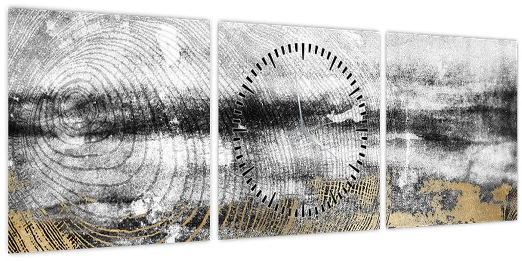 Tablou - Abstract (cu ceas) (90x30 cm)